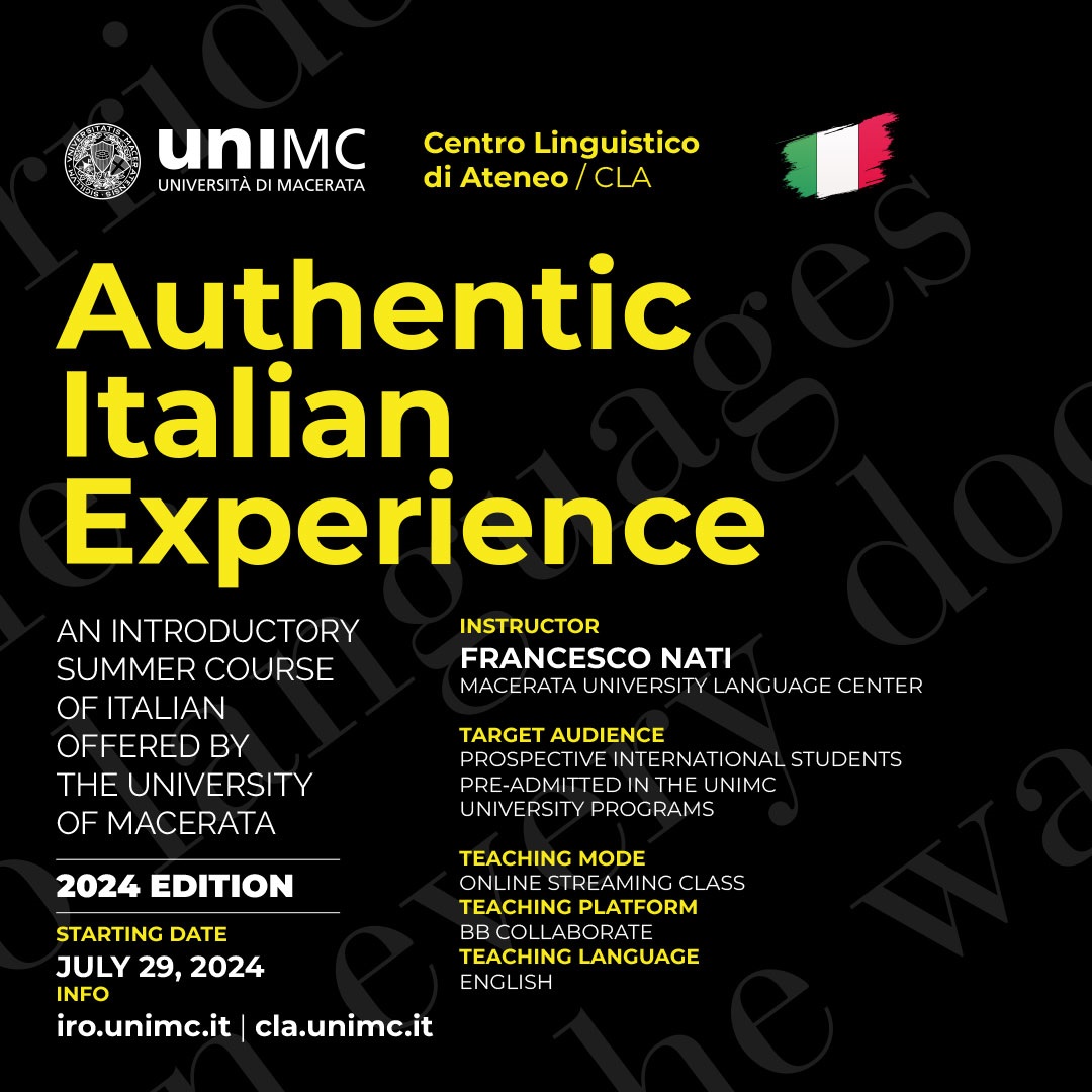 Authentic Italian Experience | 5th edition a.y. 2024/2025