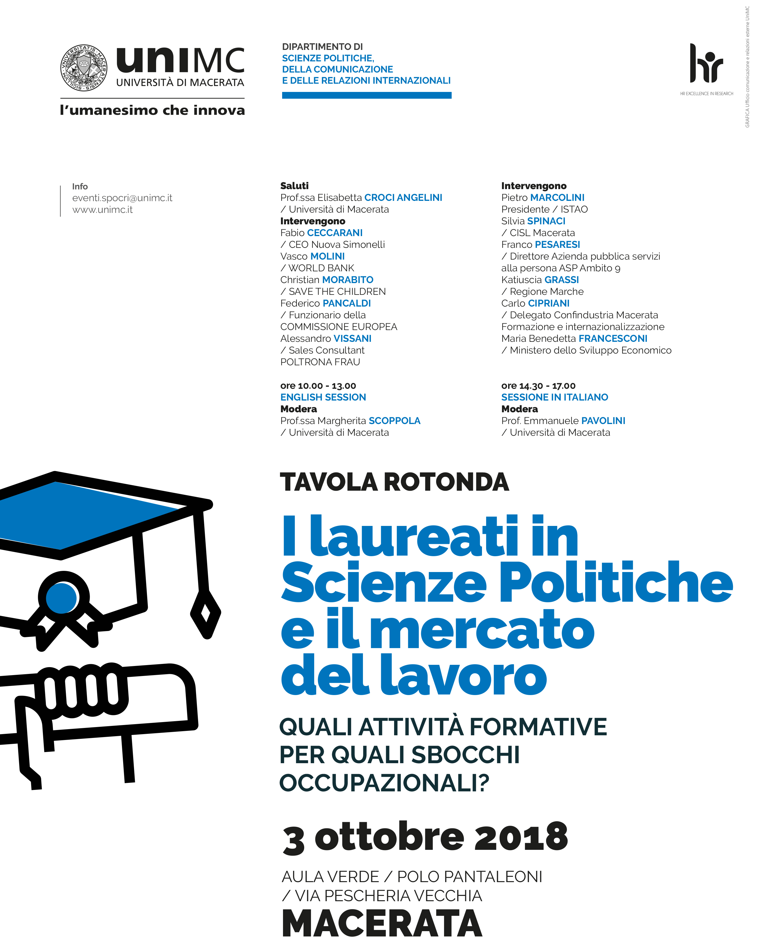 Panel discussion | I laureati in Scienze Politiche ed il mercato del lavoro