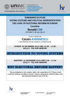 VOTING SYSTEMS AND POLITICAL REPRESENTATION THE LOGIC OF ELECTORAL REFORM IN EUROPE