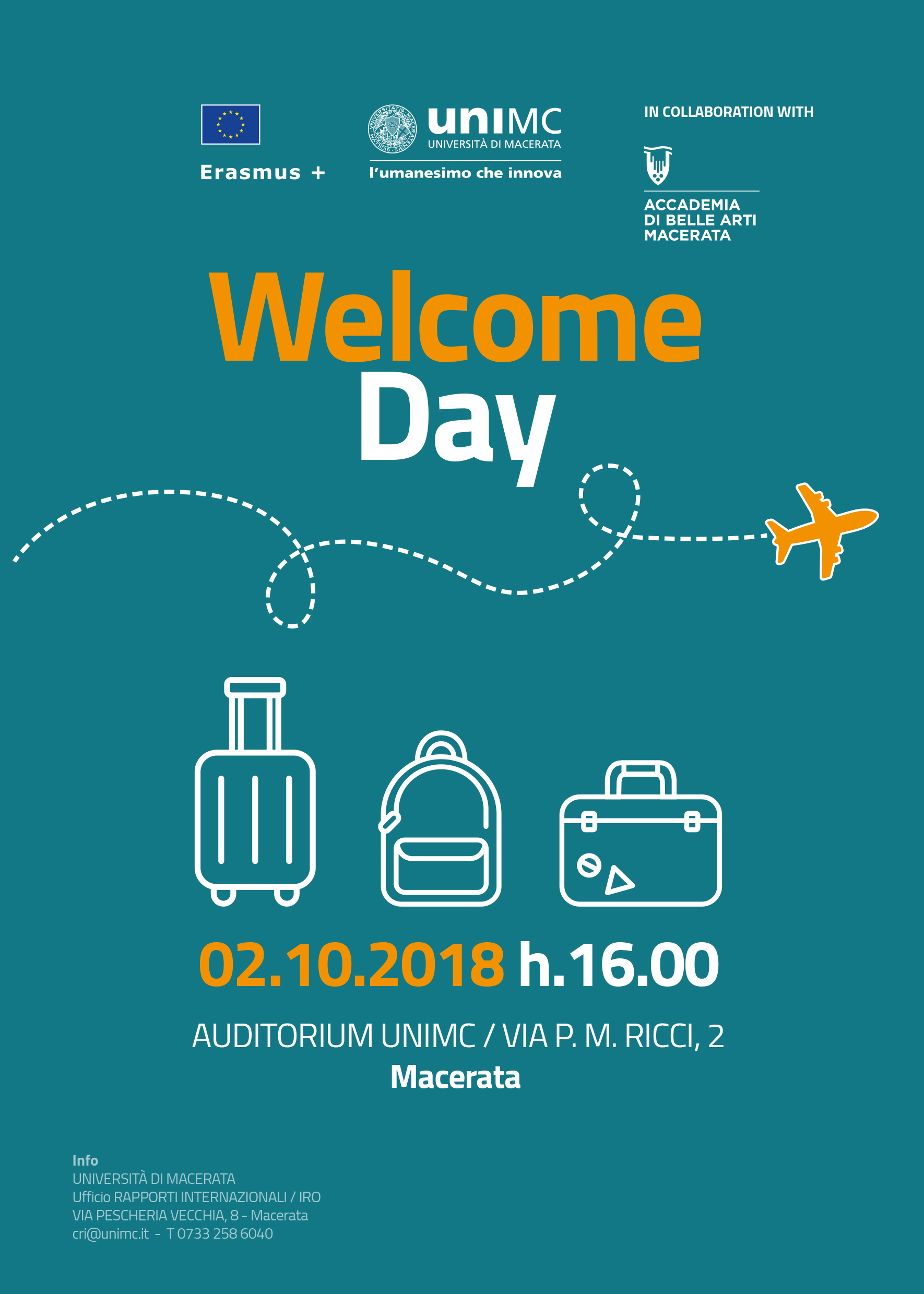 Welcome day academic year 2018/2019 